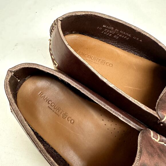 NWOT Rancourt & Co. 1967 Venetian - Dark Brown Chromepak Made in USA 10 Wide - Picture 8 of 14